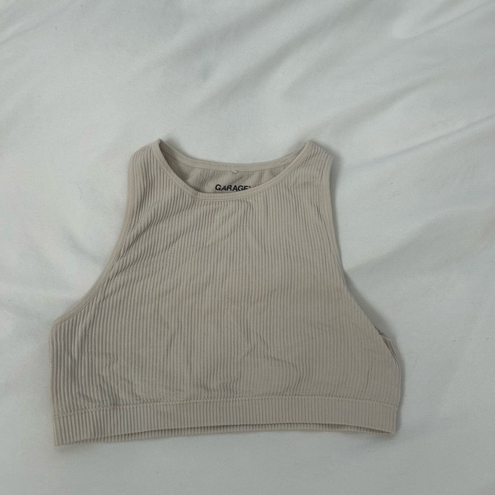 Garage Beige Tank Top